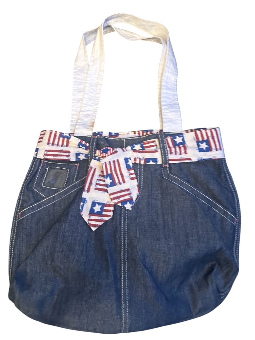 Levi Strauss Denim TBag with Stars & Stripes Accent